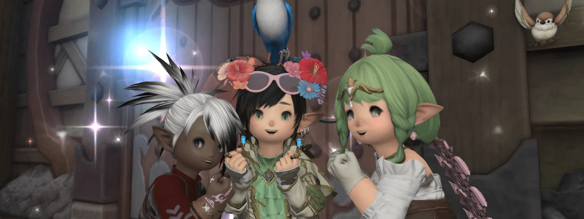 A wowed Slathac, Alanta & Astrelle