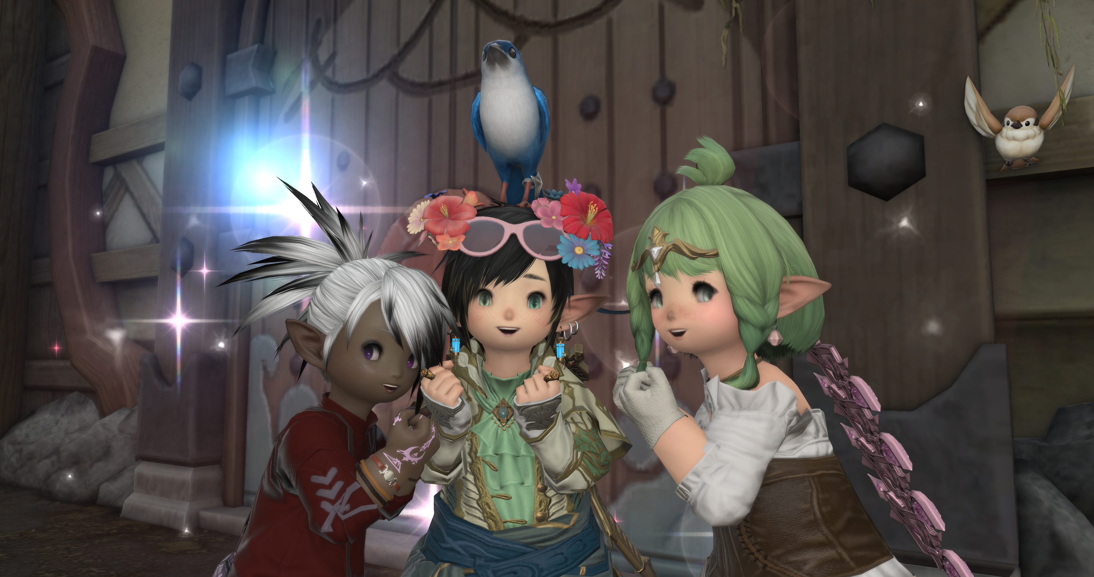 A wowed Slathac, Alanta & Astrelle